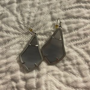 Kendra Scott silver drop Earrings